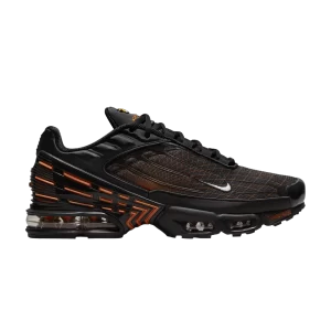 Nike Air Max Plus 3 'Spirograph - Safety Orange' Noir/Orange sécurité/Gris fer/Blanc FB3352 001