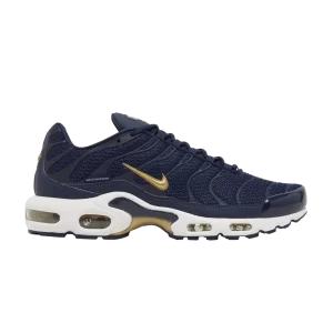 Nike Air Max Plus 'Fédération Française de Football' Baskets Bleu Nuit/Blanc/Rouge Varsity/Or Métallisé FB3350 400