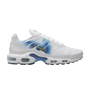 Nike Air Max Plus 'Spray Paint Swoosh' Blanc/Jaune jeudi/Bleu baltique/Jay bleu DX8962 100