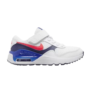 Nike Air Max SYSTM PS 'White Midnight Navy' Blanc/Midnight Fleet/Game Royale/Bright Crimson DQ0285 101
