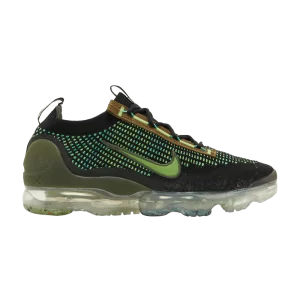Nike Air VaporMax 2021 Flyknit 'Black Chlorophyll' Noir/Kaki cargo/Sarcelle délavée/Chlorophylle DQ7640 001