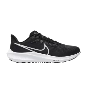 Nike Air Zoom Pegasus 39 Extra Wide 'Noir Gris Fumée Foncé' Noir/Gris fumée foncé/Blanc DM0174 001