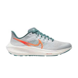 Nike Air Zoom Pegasus 39 GS 'Pure Platinum Mint Foam' Platine pur/Blanc sommet/Mousse menthe/Orange total DM4015 003