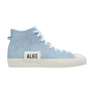 Baskets adidas Alife x Nizza High 'Clear Sky' Ciel clair/Ciel clair/Blanc couleur GW5325