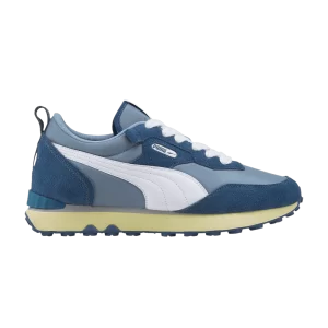 Puma AMI x Rider FV 'Stellar Faded Denim' Baskets Étoilé/Blanc/Denim délavé 386668 01