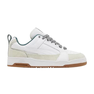 Puma AMI x Slipstream Lo 'White Green Gum' Baskets Blanc 387703 01