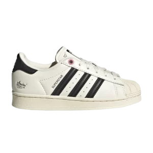 Baskets adidas André Saraiva x Superstar Little Kid 'Love Graffiti' Blanc crème/Blanc crème/Noir couleur GZ1754
