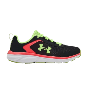 Under Armour Assert 9 GS 'Black Penta Pink' Baskets Noir/Penta rose 3024634 001