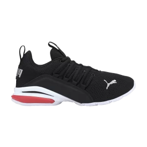 Puma Axelion Jr 'Black Silver' Baskets Noir/Argent/Rouge High Risk 194285 01