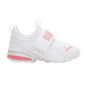 Puma Axelion Slip-On Petit Enfant 'White Carnation Pink' Baskets Blanc/Carnation rose 376751 07