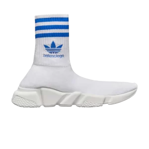 Balenciaga x Adidas Speed Sneaker 'Blanc Bleu' Blanc/Blanc/Bleu IF0169