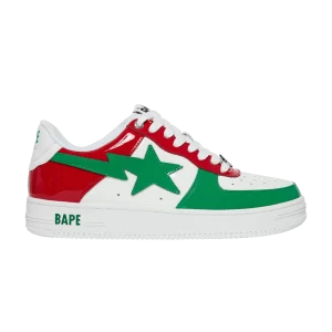 Baskets Bapesta M1 'Italy' Vert/Rouge/Blanc 1I80191004 GRXGR