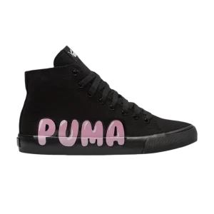 Puma Bari Mid 'Logo – Noir 'Baskets Noir/Noir/Rose prisme/Blanc 387235 02