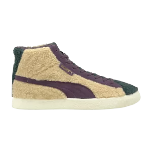 Puma Basket Mid Vintage 'Sherpa' Baskets Vert Pignons/Cailloux/Raisins Doux 381179 01