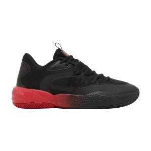 Puma Batman x Court Rider 2.0 'Black Barbados Cherry' Baskets Noir/Cerise de la Barbade 376849 01