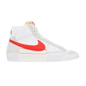 Nike Blazer Mid '77 Pro Club 'Remastered' Blanc/Blanc sommet/Voile/Rouge Habanero DQ7673 101