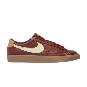 Nike Blazer Low '77 EMB 'Inspected By Swoosh' Marron Oxene/Or Élémentaire/Bubble Gum Marron Foncé/Blanc Perle DQ7670 200