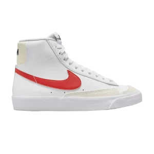 Nike Blazer Mid '77 GS 'White Picante Red' Blanc/Lait de Coco/Blanc/Rouge Épicé DA4086 110