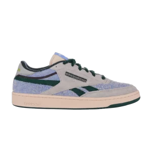Reebok Brain Dead x Club C Revenge 'Ecru Dark Forest' Baskets Écru/Forêt Foncé/Gris Étain GX9592