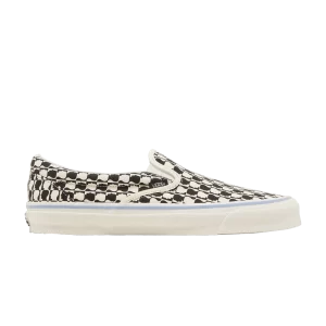Vans Brain Dead x OG Classic Slip-On LX 'Damier blanc noir' Noir/Blanc VN0A45JKBA2
