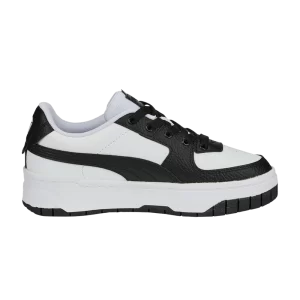 Puma Cali Dream Leather Jr 'Noir Blanc' Baskets Blanc/Noir 387888 02