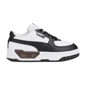 Puma Cali Dream Leather Petit Enfant 'Blanc Noir' Baskets Blanc/Noir 385675 02