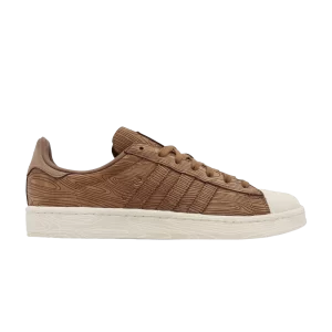 Baskets adidas Campus 'Woodgrain' Marron sauvage/Marron sauvage/Blanc crème GX3950