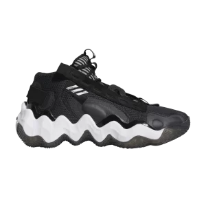 adidas Candace Parker x Wmns Exhibit B Mid 'Carbon White' Baskets Carbone/Blanc Nuage/Noir Couleur GZ2349