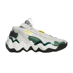 Adidas Candace Parker x Wmns Exhibit B Mid 'For Lailaa Nicole' Baskets Gris One/Argent Métallique/Team Vert Foncé GZ2378