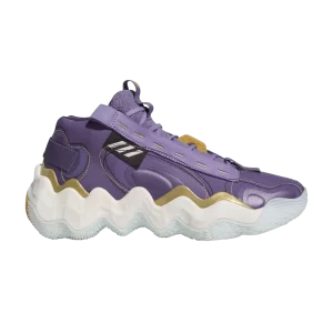 adidas Candace Parker x Wmns Exhibit B Mid 'Tech Purple' Baskets Tech violet/Gris un/Magic lilas GZ2377