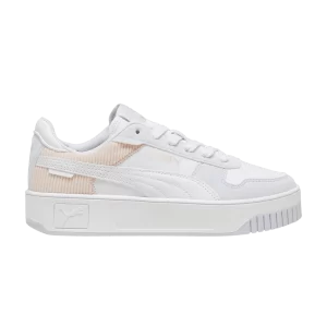 Baskets Puma Carina Street Corduroy Big Kid 'Silver Mist Island Pink 'Silver Mist/Blanc/Pink Island 398740 01