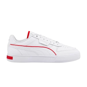Puma Caven Dime 'White High Risk Red' Baskets Blanc/Blanc/Argent/Rouge High Risk 384953 07