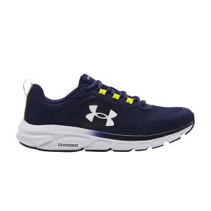 Under Armour Charged Assert 9 Baskets 'Midnight Navy Yellow Ray' Midnight Fleet/Yellow Ray 3024590 404