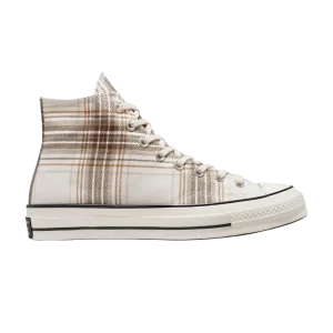 Converse Chuck 70 High 'Desert Tartan – Egret 'Baskets Egret/Dark Root/Noir A03914C