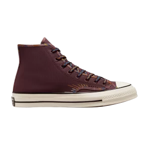 Converse Chuck 70 High 'Heritage Detail' Baskets Vin foncé/Aigrette/Noir A04406C