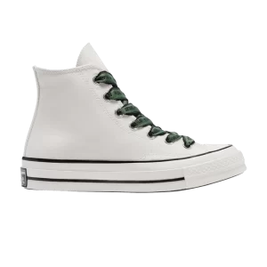 Converse Chuck 70 High 'Wordmark Ribbon Laces' Baskets Egret/Treeline/Noir A01802C