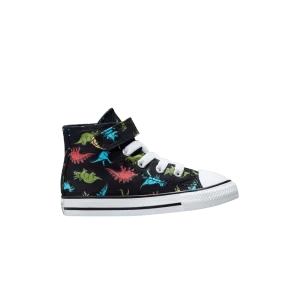 Baskets Converse Chuck Taylor All Star High Easy-On TD 'Dinosaurs' Noir/Rouge doux/Bleu Baltique A02441F