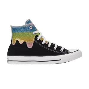 Converse Chuck Taylor All Star High GS 'Glitter Drip – Noir 'Baskets Noir/Multicolore A00390F