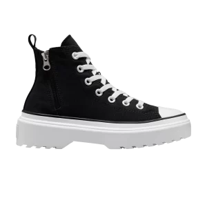 Converse Chuck Taylor All Star Lugged Lift Platform High GS 'Noir Blanc' Baskets Noir/Noir/Blanc A03011C