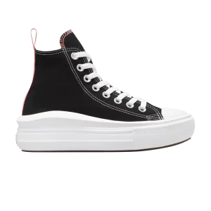 Converse Chuck Taylor All Star Move High GS 'Black Pink Salt' Baskets Noir/Rose sel 271716C