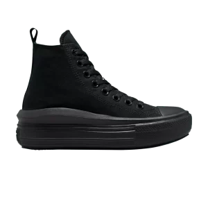 Converse Chuck Taylor All Star Move Platform GS 'Noir Dark Smoke Grey' Baskets Noir/Noir/Gris fumée foncé A03668C