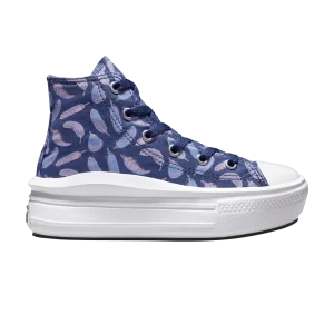 Converse Chuck Taylor All Star Move Platform High PS 'Feathers' Baskets Violet foncé/Royal Pulse A01517F