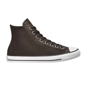 Converse Chuck Taylor All Star Tumbled Leather High 'Velvet Brown' Baskets Marron velours/Blanc/Noir A01461C