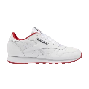 Reebok Classic Leather J 'White Vector Red' Baskets Chaussures blanches/Chaussures blanches/Vector rouge GW3375