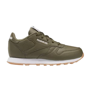 Reebok Classic Leather Little Kid 'Army Green' Baskets Vert Armée/Vert Armée/Vert Armée HQ3894