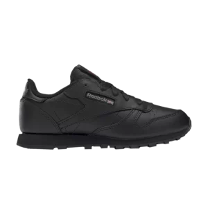 Baskets Reebok Classic Leather Little Kid 'Triple Black' Noir 50170