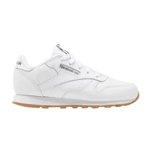 Reebok Classic Leather Little Kid Baskets 'White Gum' Multi AR1148