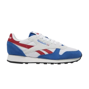 Reebok Classic Leather 'Make It Yours - White Vector Red Blue' Baskets Vector bleu/Chaussures blanches/Vector rouge GX2257