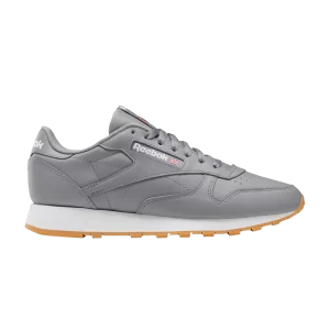 Reebok Classic Leather 'Pure Grey Gum' Baskets Gris pur/blanc chaussures/bubblegum GY3599