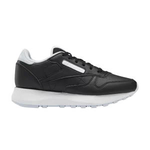 Reebok Classic Leather SP Big Kid 'Black Glass Blue' Baskets Noir/Verre bleu/Blanc chaussures GZ1597